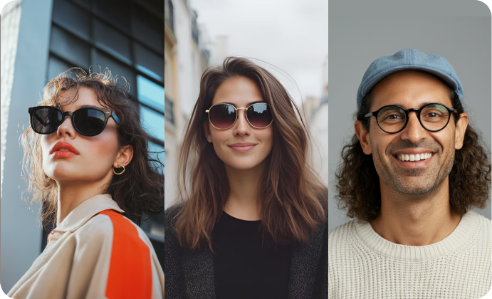 AI Glasses Try-On Image 2
