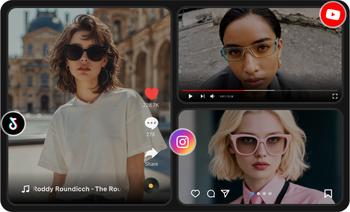 AI Glasses Try-On Image 3