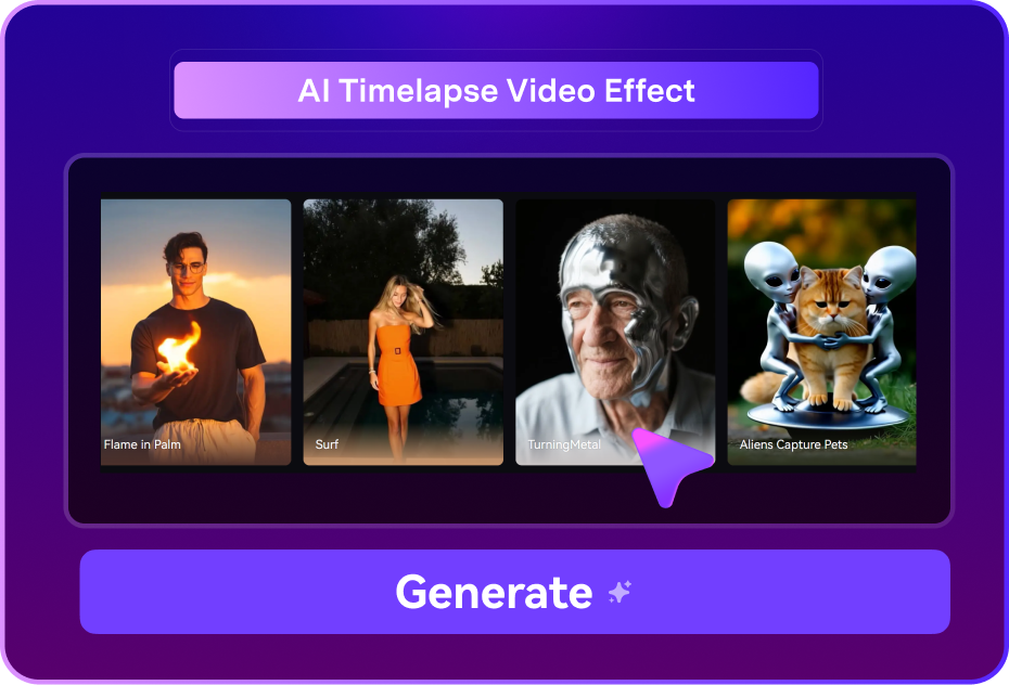 Step 2 Choose the Turning Metal Effect & Upload Your Photo