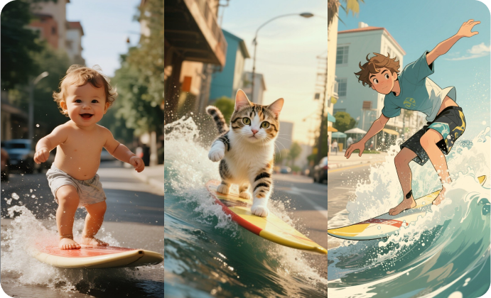 AI Surfing Video Generator: Turn Photos into Surf Clips | ToMoviee AI