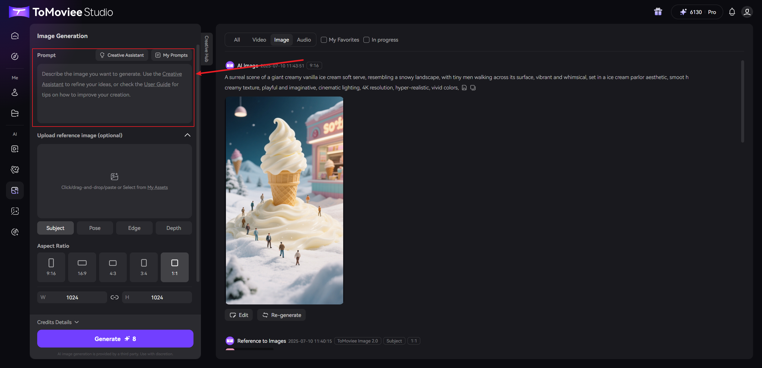 text to image