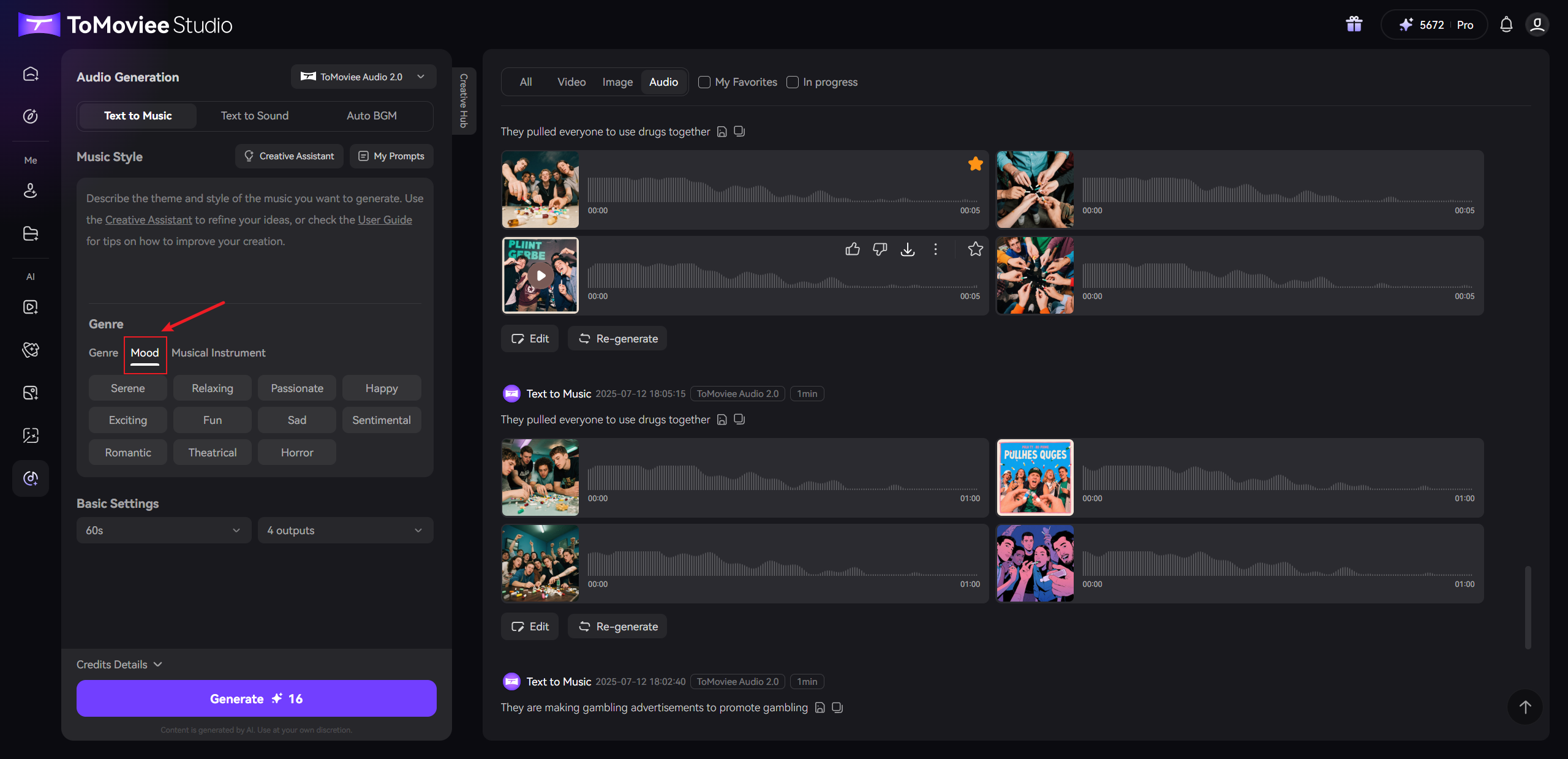 text to music